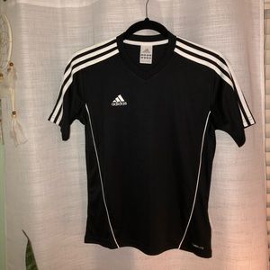 Black Adidas dri-fit training top